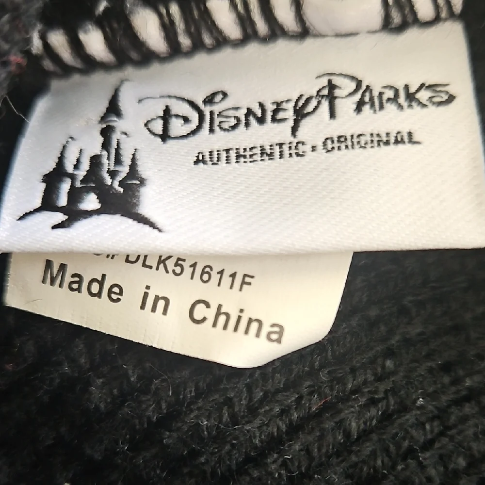 Disney Black and White Striped Halloween Hat